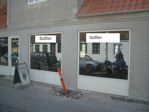 Solfilm i Butiksrude